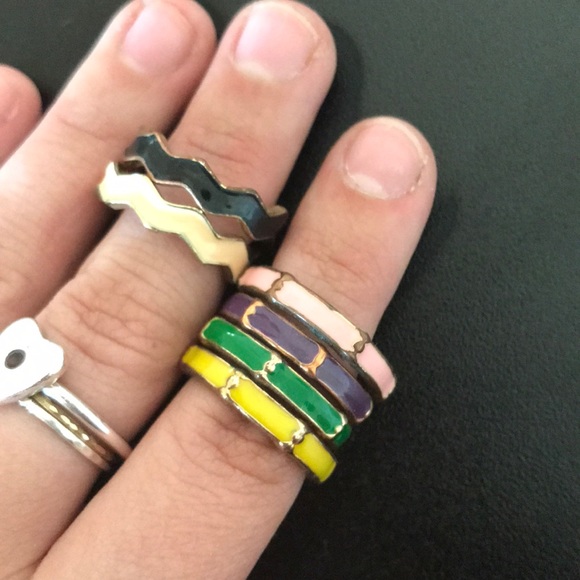 Francesca's Collections Jewelry - 3 FOR $10🎉 Bundle of 6 colorful rings!